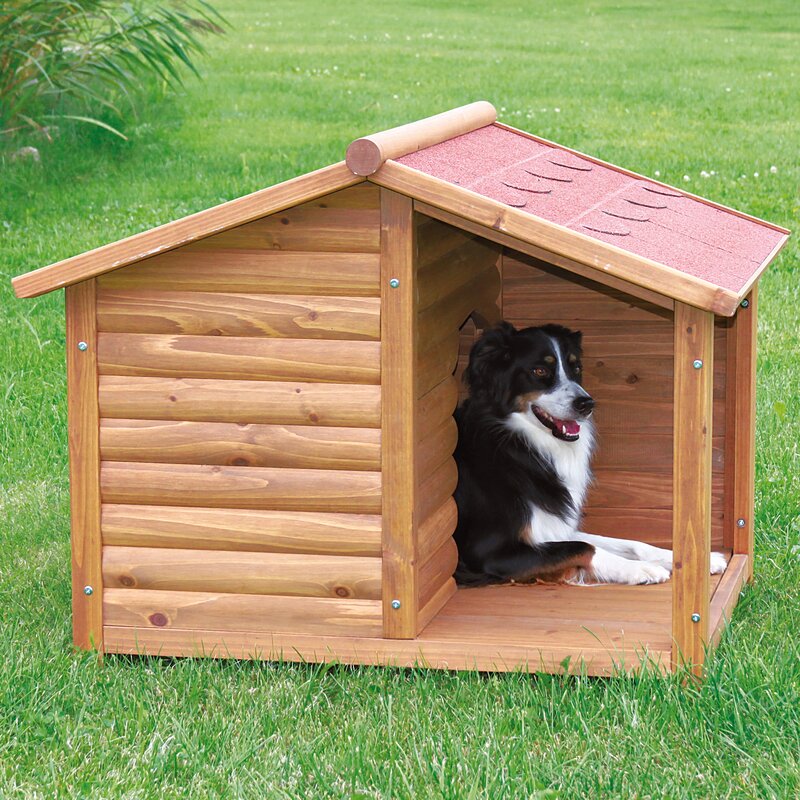 Archie & Oscar™ Hailey Rustic Dog House & Reviews | Wayfair